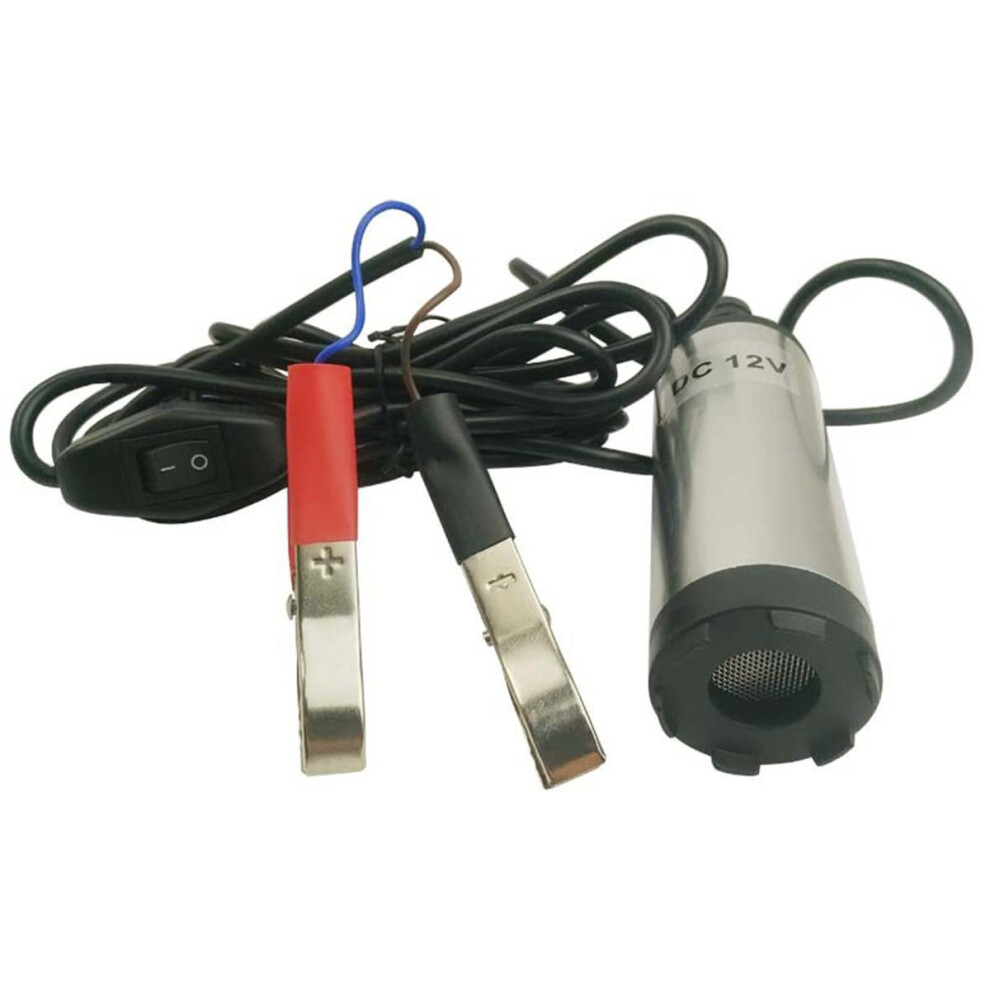 Water Pumps 38Mm 12V/24V Dc Electric Submersible Pump For Pumping Diesel, Oil And Water (12V Clip) 9393856888405