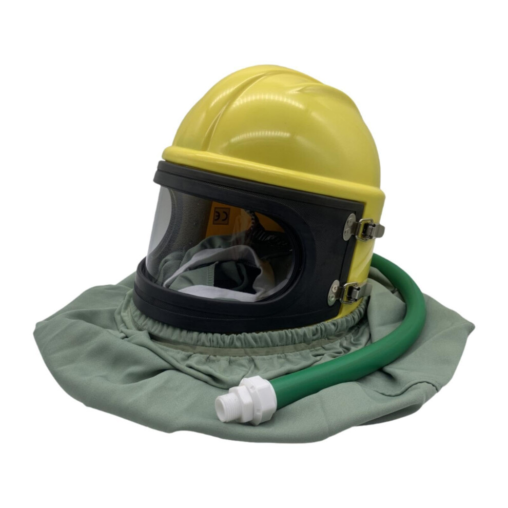 Protective Sandblasting Helmet With Air Supply For Welding And Cutting Adjustable Air Flow Hood Style Sandblasting 9084446037388