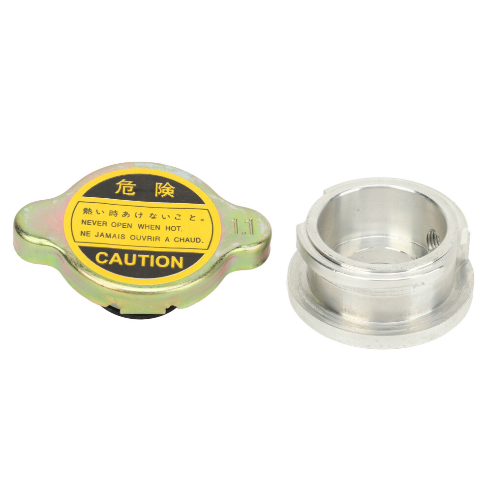 Universal 32Mm Aluminum Filler Neck + Radiator Cap For Vehicle Mods 5011351520111