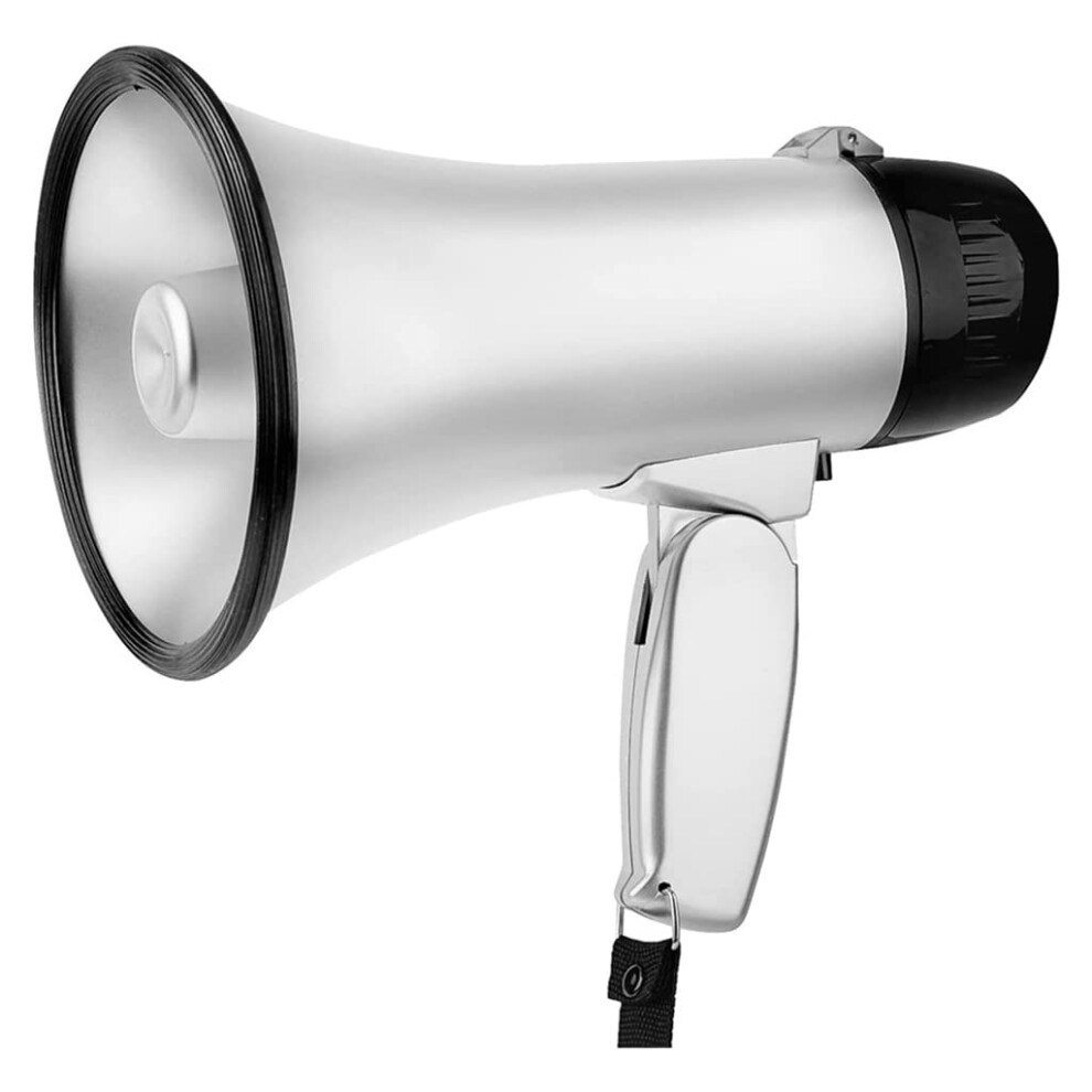Megaphones Portable 25W Rechargeable Lithium Battery Siren Bullhorn Speaker For Outdoor Tours Handheld 9016109011503