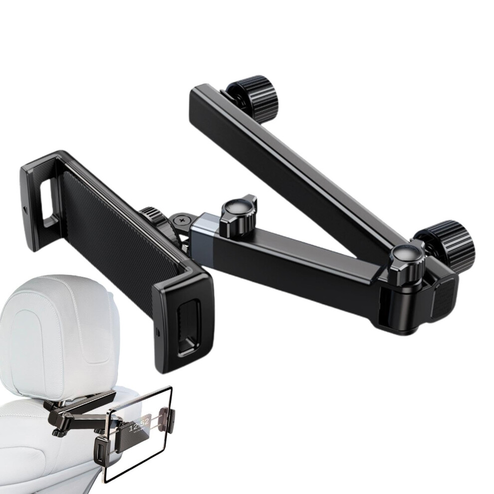 Truck Back Seat Tablet Holder, Axis Extension Arm, Retractable Headrest Tablet Mount, Fits 7-11 Inch Tablets 9393856889174