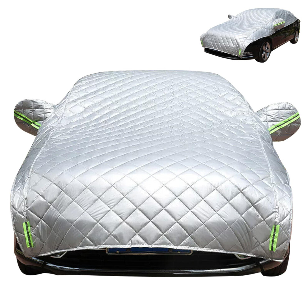 Car Cover 2025 Hail Protection Snowproof Waterproof Windproof Uv Shield For Sedan Suv Mpv Hatchback Silver 9393856889235