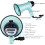 Megaphones Portable Referee Handheld Megaphone With Adjustable Volume Control, Foldable Handle, Bullhorn Speaker, Blue 2