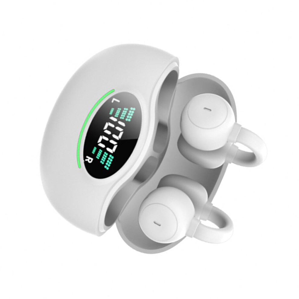 Wireless Earbuds Bt V5.3 80H Ultra Long Battery Lightweight In White/Black 4691351524275