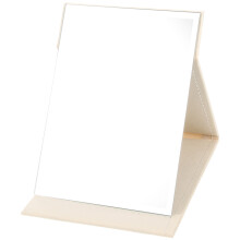Folding Vanity Mirror Desktop Portable Light Small With Lights