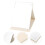 Folding Vanity Mirror Desktop Portable Light Small With Lights 3