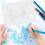 6 Pcs Paint Handwritten Newspaper Hollow Template 3