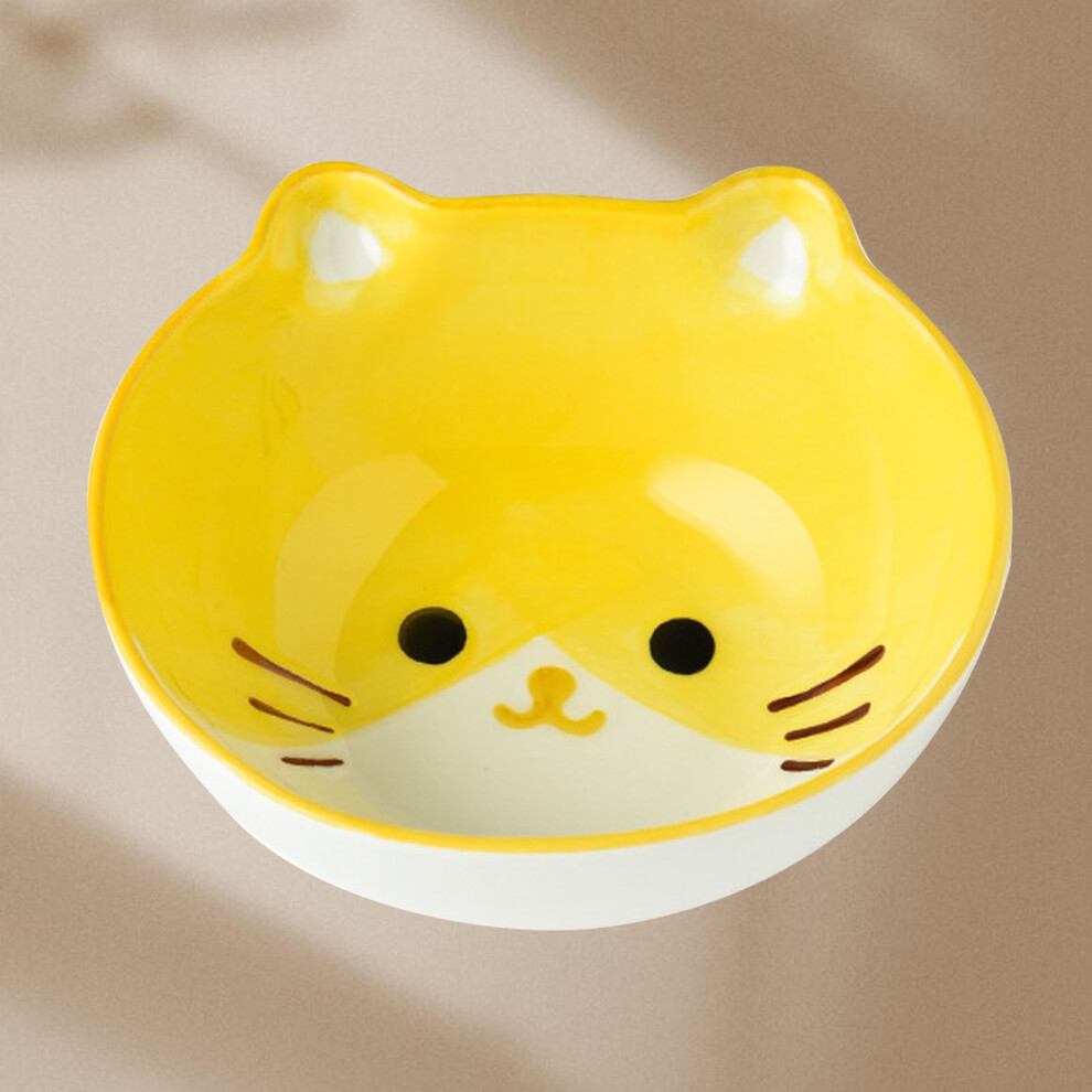 Kids Ceramic Cartoon Animal Rice Bowl, Reusable Soup Cereal Pasta Ice 300G Cream