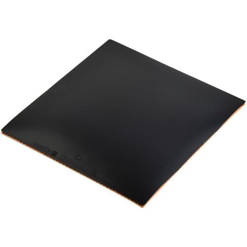 Table Tennis Rubber Standard Size Engineered For Speed And Spin With Hard Sponge Support Black 1