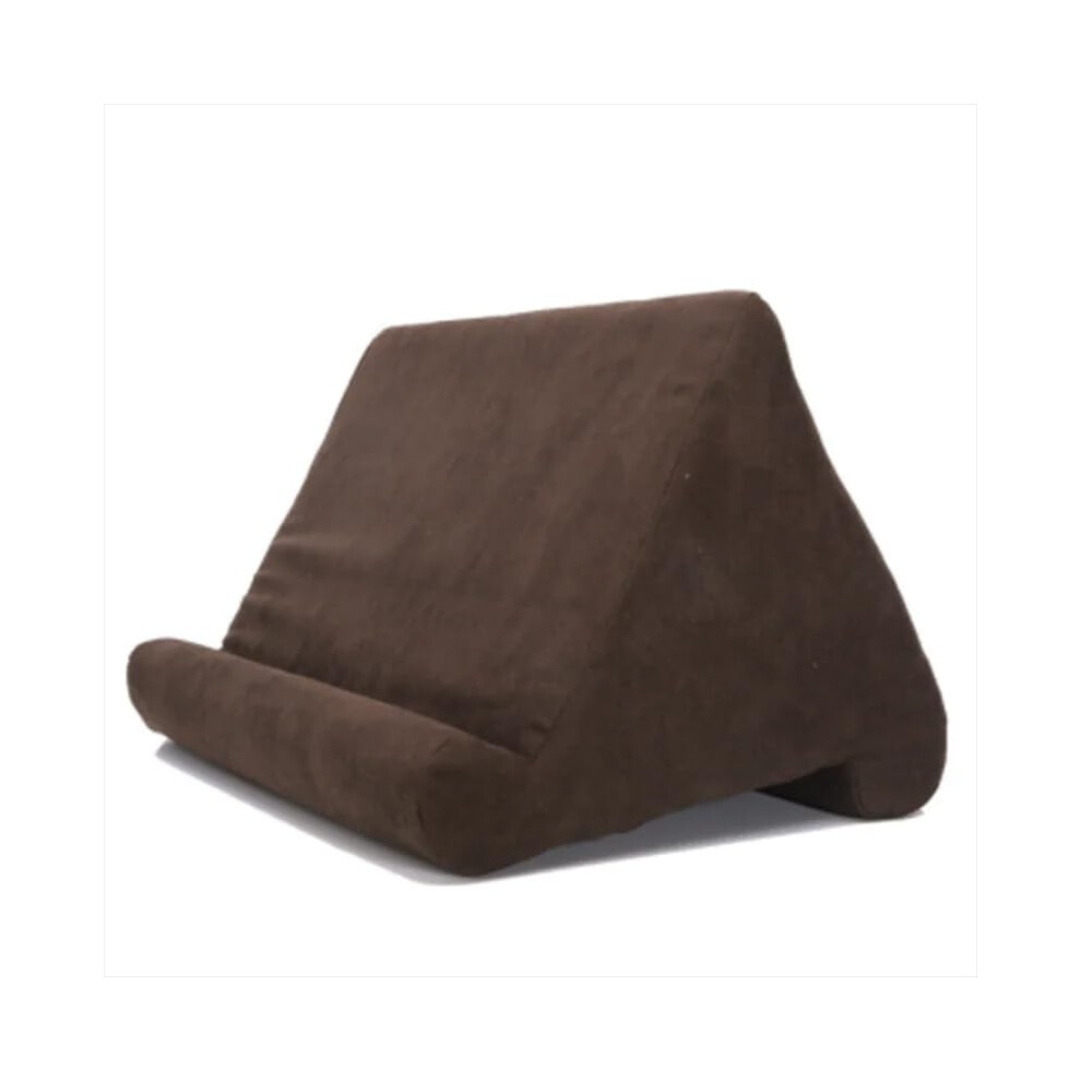 Soft Sponge Tablet Stand - Adjustable Angle Cushioned Sponge Material Color For Movies And Games Brown 9016109012036