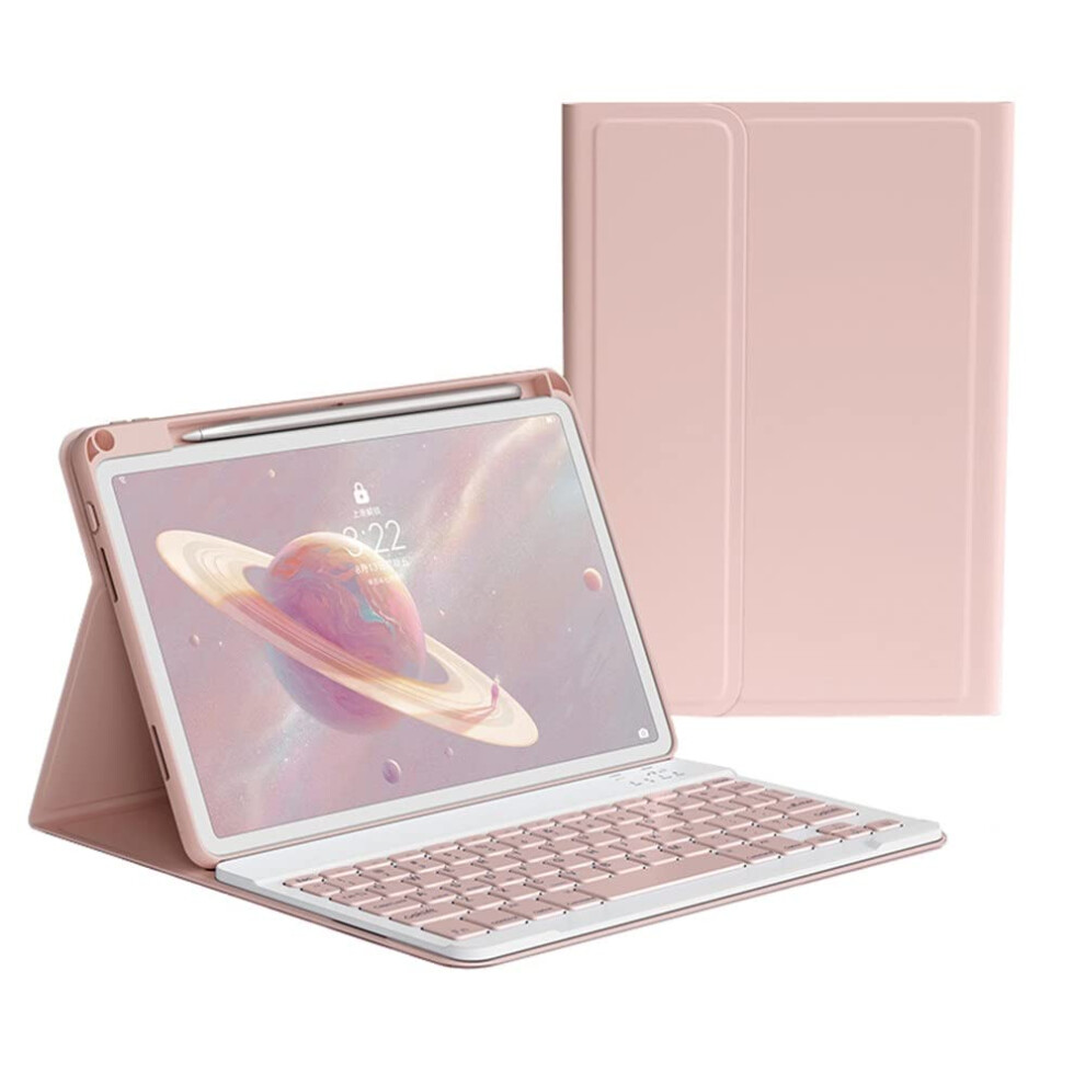 Ipad 10Th Gen Case With Keyboard 10.9-Inch Folio Case For Ipad 10Th Generation Pink 9393856889822