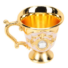 white wine cup european style metal household anti-break liquor cup