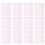 30 PCS Copy Contact Paper Chinese Calligraphy Stroke Tracing Exercise 1
