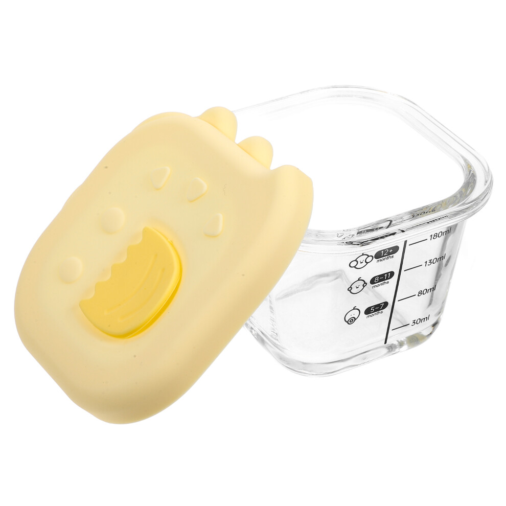 Storage Bowl Silicone Clear Container 1Pack 4.1X4.1x2.8in Iplusmile