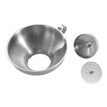 stainless steel funnel with handle for liquor oil dispensing