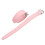 1Paire Sangle De Panier Vélo En Cuir Rose Ajustable Pratique 4
