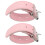 1Paire Sangle De Panier Vélo En Cuir Rose Ajustable Pratique 10