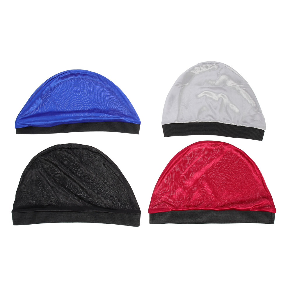 Iplusmile 4Pcs Disposable Shower Caps For Women, Elastic Head Cover