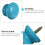 100pcs thick non-slip shoe covers, single use, durable material 8