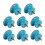 100pcs thick non-slip shoe covers, single use, durable material 1