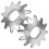 Small Gear Accessory Jack Gear Silver Iron 2pcs 10