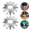 Small Gear Accessory Jack Gear Silver Iron 2pcs 3
