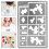Camouflage Spray Board Stencil Sprayer Small Stencils Paint 3