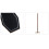 Mini Tableau Noir Pied En Bois Pour Usage Décoratif 3