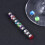 12pcs Multicolor Flute Glass Markers For Party 5