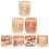 3pcs pen holder cartoon pig multi-grid organizer 6