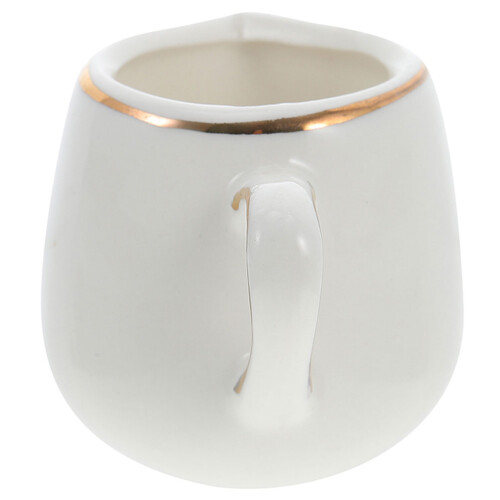 Ceramic Creamer Dispenser Multi Function Milk Pitcher With Spoon