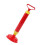2 pcs plastic toilet plungers practical for cleaning 1