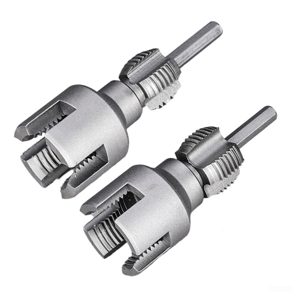 Pvc Pipe Threader Professional Dual Function Repair Tool Kit Includes 1/2 In And 3/4 In Dies For Pvc Plumbing 9016109012470