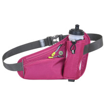 Hydration Running Belt With Water Bottle Holder, Reflective Phone Compatible Waist Bag, Adjustable Strap For Fitness