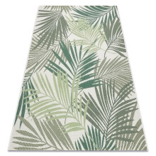 Carpet COLOR 19433/062 SISAL Leaves Green JUNGLE 160x230 cm