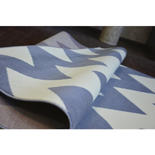 Carpet BCF BASE ZICK 3963 ZIGZAG grey 140x190 cm 2