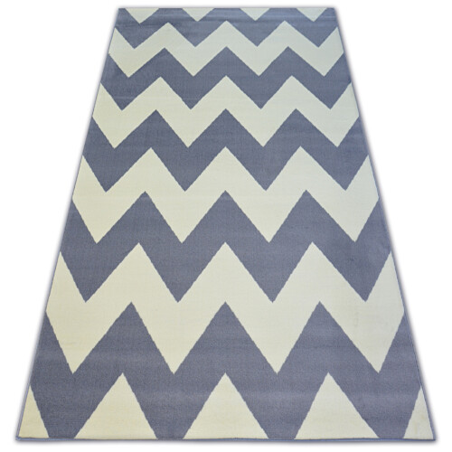 Carpet BCF BASE ZICK 3963 ZIGZAG grey 140x190 cm