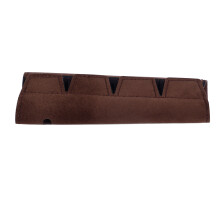 Brown Leather French Horn Hand Guard with Anti Slip Handle Wrap Cover