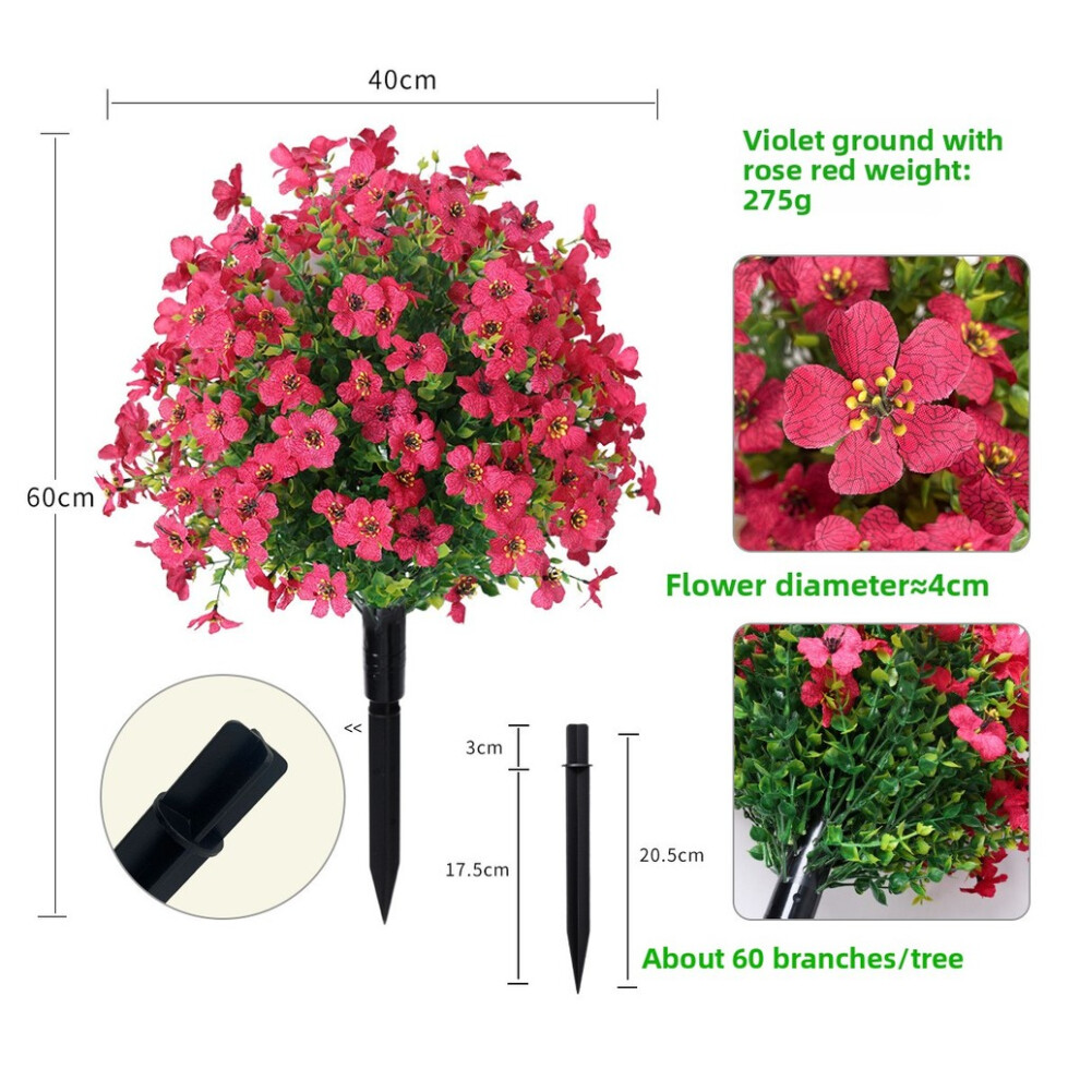 (Rose Red Violet) Cypress Simulated Poplar Eucalyptus Lavender Violet With Plug Bonsai Pointed-image-OPC-PKNZMCH-NEW