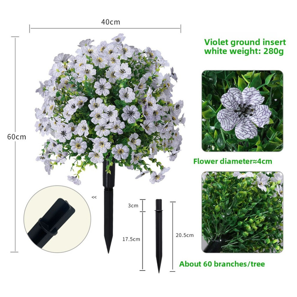 (White Violet) Cypress Simulated Poplar Eucalyptus Lavender Violet With Plug Bonsai Pointed-image-OPC-PKNZMC8-NEW