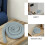 Masteelf  3 Pcs Bed Gap Filling Artifact Throw Pillows For Wedge Grey 8