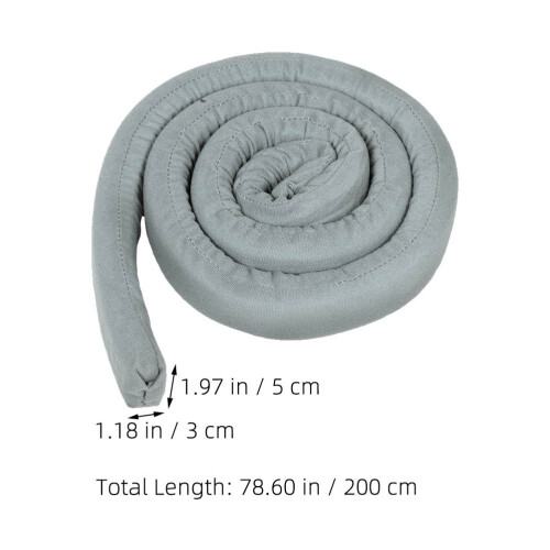 Masteelf  3 Pcs Bed Gap Filling Artifact Throw Pillows For Wedge Grey 1