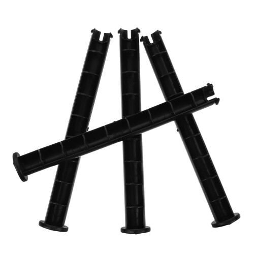 Bin Catches Plastic Trash Can Locks 4pcs Black 2