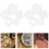 Nonskid Earring Cushions Silicone Transparent 50pcs 11