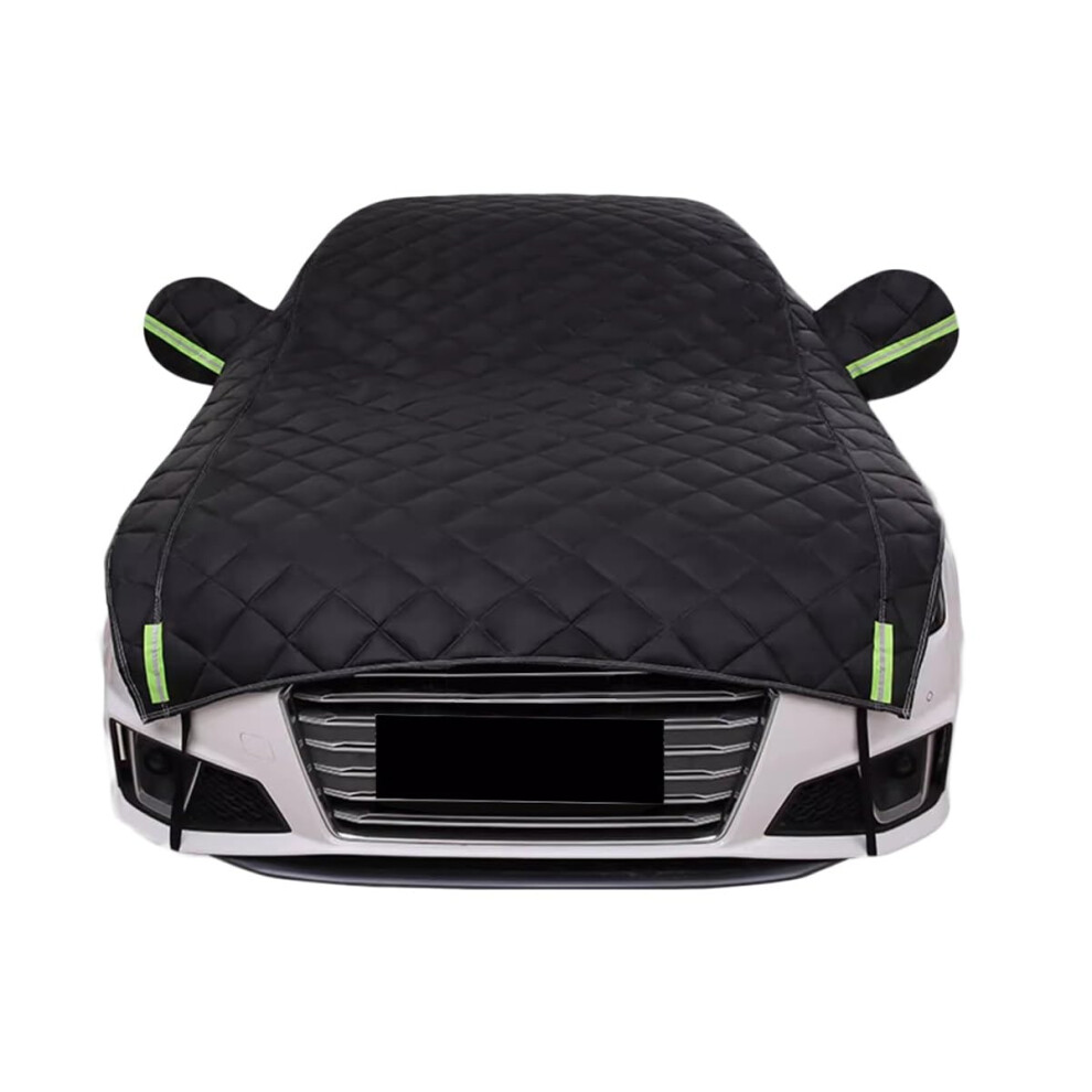 Half Car Cover For Audi A3 Sportback All Weather Protection Windproof Snowproof Reflective Strips 9084446039009