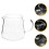 Transparent Glass Milk Pitcher For Coffee Cup Home Use 1set 4