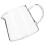 Transparent Glass Milk Pitcher For Coffee Cup Home Use 1set 9