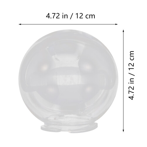 Kunststoff Lampenschutz Für Gartenlampen Transparent, 1