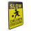 Traffic Warning Sign Assorted Color Metal 1 Set 10