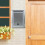 aluminum alloy wall-mounted suggestion box ballot security silver grey 3